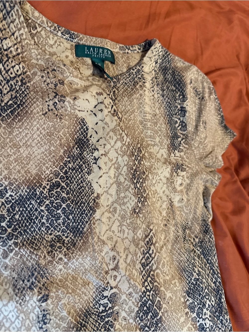 Ralph Lauren Snakeskin Print Shirt